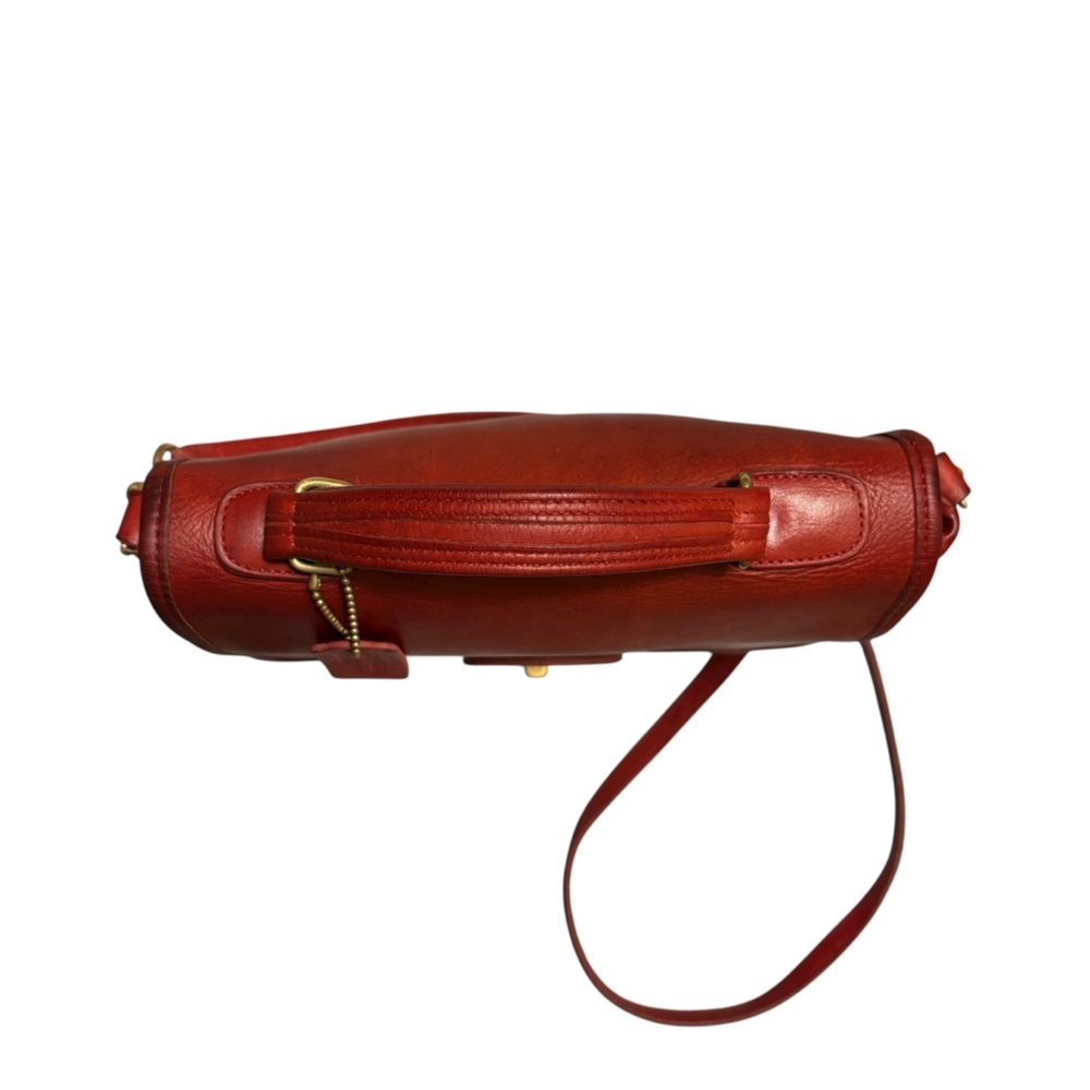 Coach | Vintage Red Station Bag 5130 | USA Made | Crossbody Satchel - Picture 5 of 16
